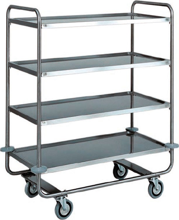 Nerūdijančio plieno  vežimėlis  sunkiems kroviniams FORCAR