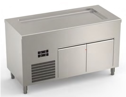 Šaldomas marmitas su šaldoma spintele savitarnai MARENO