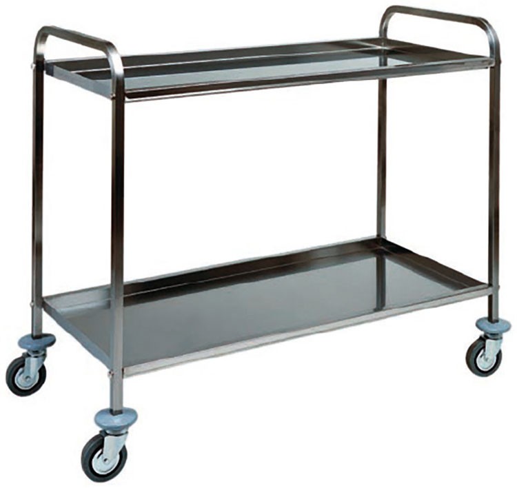 Nerūdijančio plieno  aptarnavimo vežimėlis FORCAR