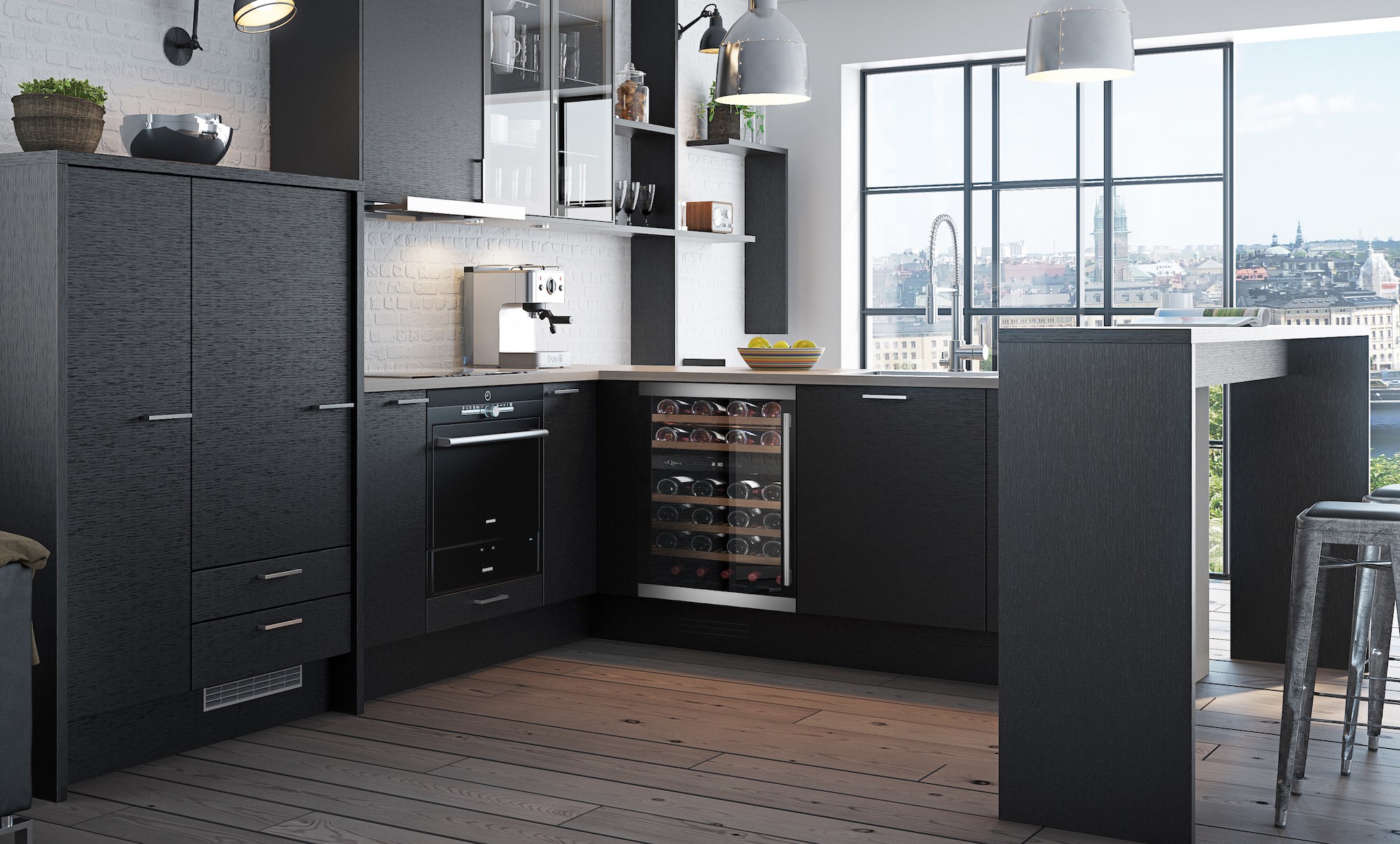 Integruojamas vyno šaldytuvas MQUVEE