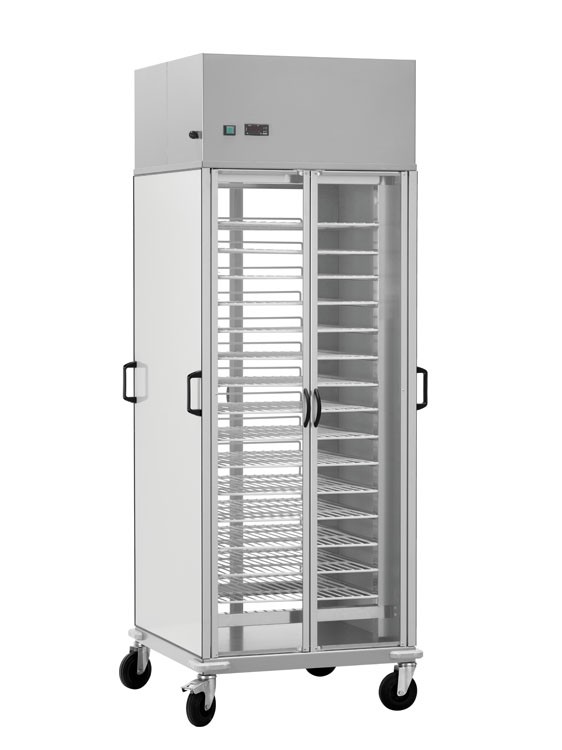 Šaldomas plieno vežimėlis lėkštėms FORCAR