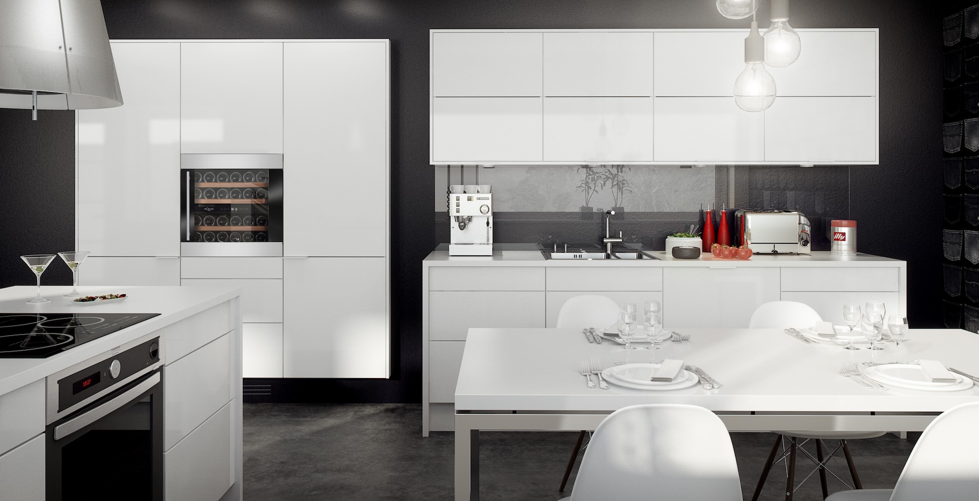 Pilnai integruojamas vyno šaldytuvas MQUVEE