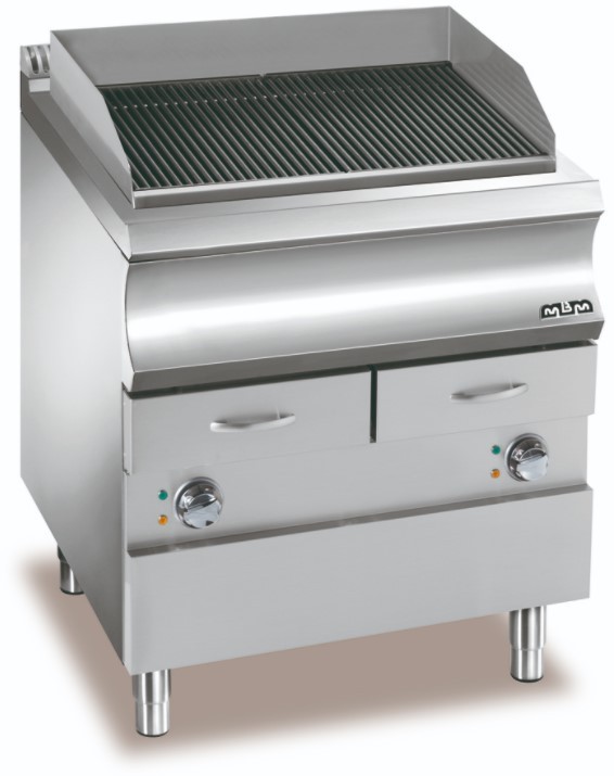 Elektrinis grilis su vandens vonele MBM