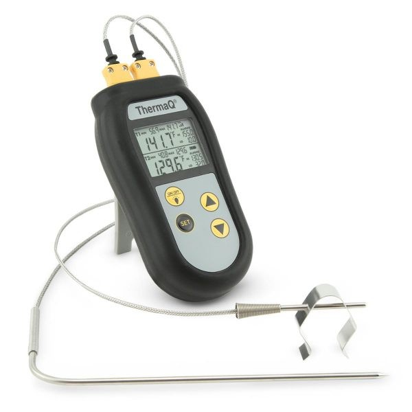 Profesionalus 2-jų kanalų termometras