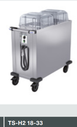 Dvigubas šildantis lėkščių dispenseris  B.PRO