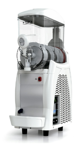Šerbeto, minkštųjų ledų ir šaltų gėrimų aparatas GBG SPIN 1 EVO