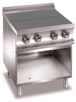 Elektrinė viryklė su 4 ištisinėmis kaitvietėmis